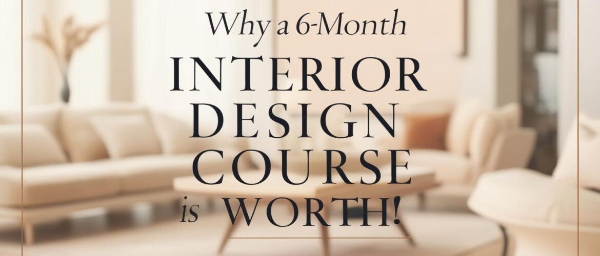 Why a 6-Month Interior Design Course is Worth It