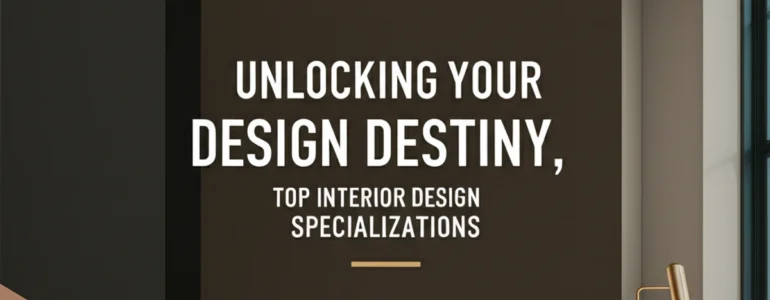 Unlocking Your Design Destiny: Top Interior Design Specializations