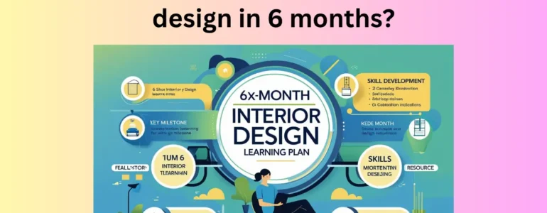 Can I learn interior design in 6 months?