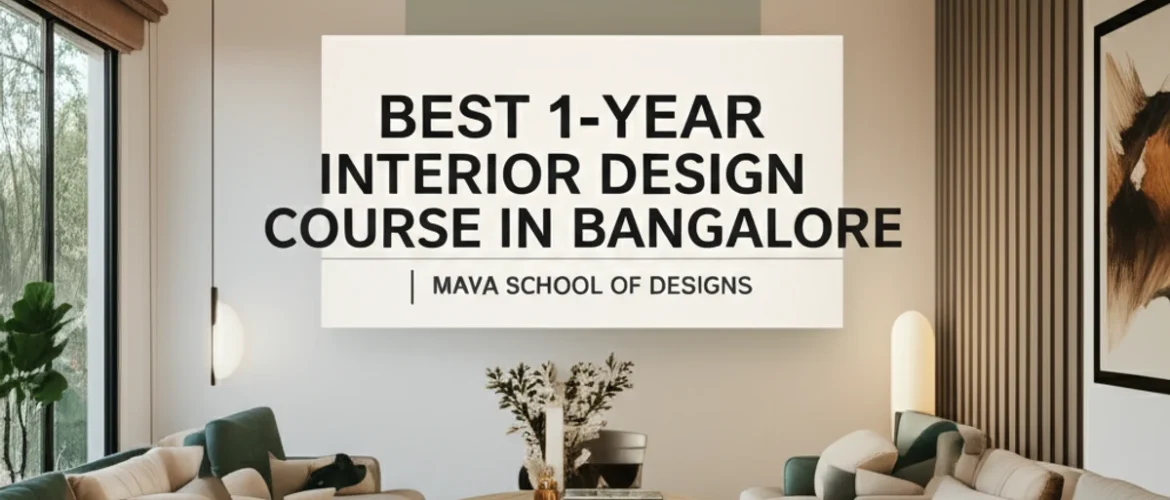 Best 1-Year Interior Design Course in Bangalore | Maya School of Designs